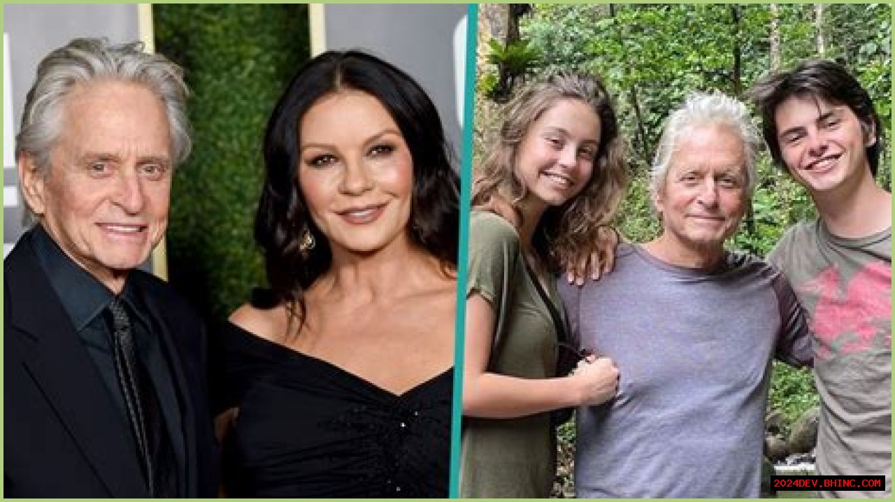 See Catherine Zeta-Jones and Michael Douglas' Kids All Grown Up